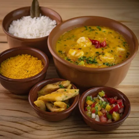 Pratos do Restaurante Quintal de Mãe