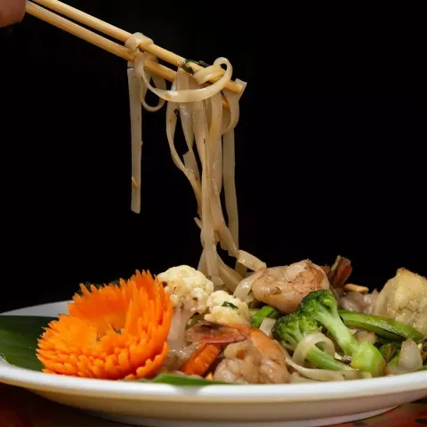 Pratos do Restaurante Thai Brasil